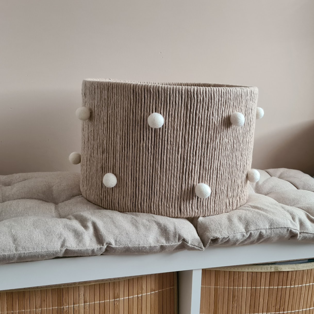 Lampa sufitowa "Kulki boho"- Ciepły i naturalny akcent do wnętrza - obrazek 2