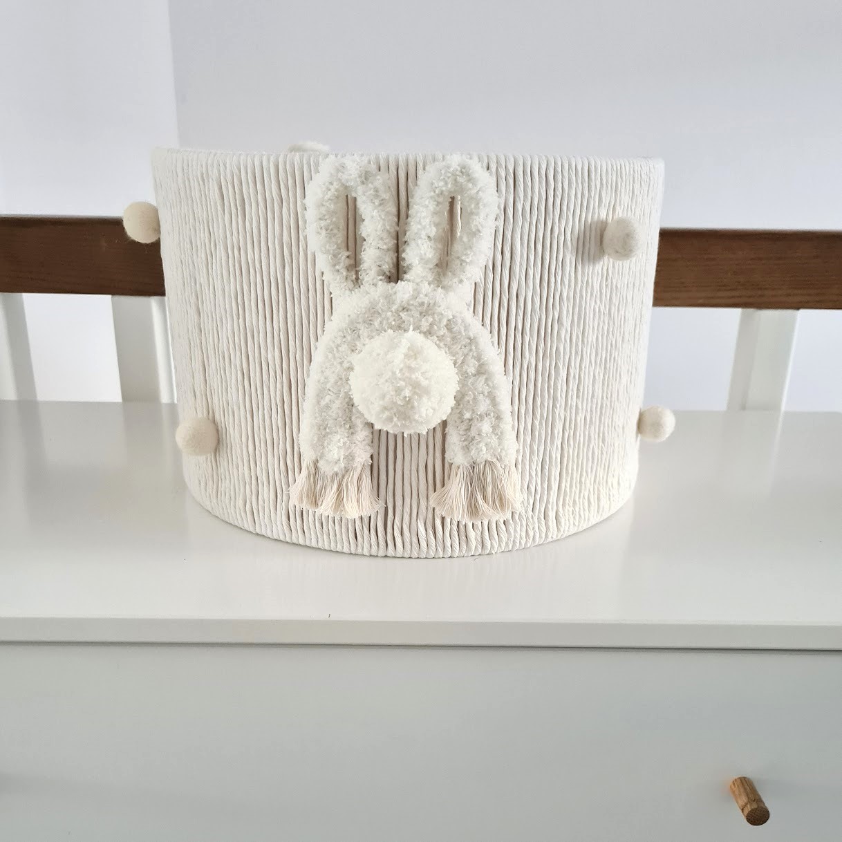 Lampa sufitowa Puszysty Zajączek – boho do pokoju dziecka - obrazek 3