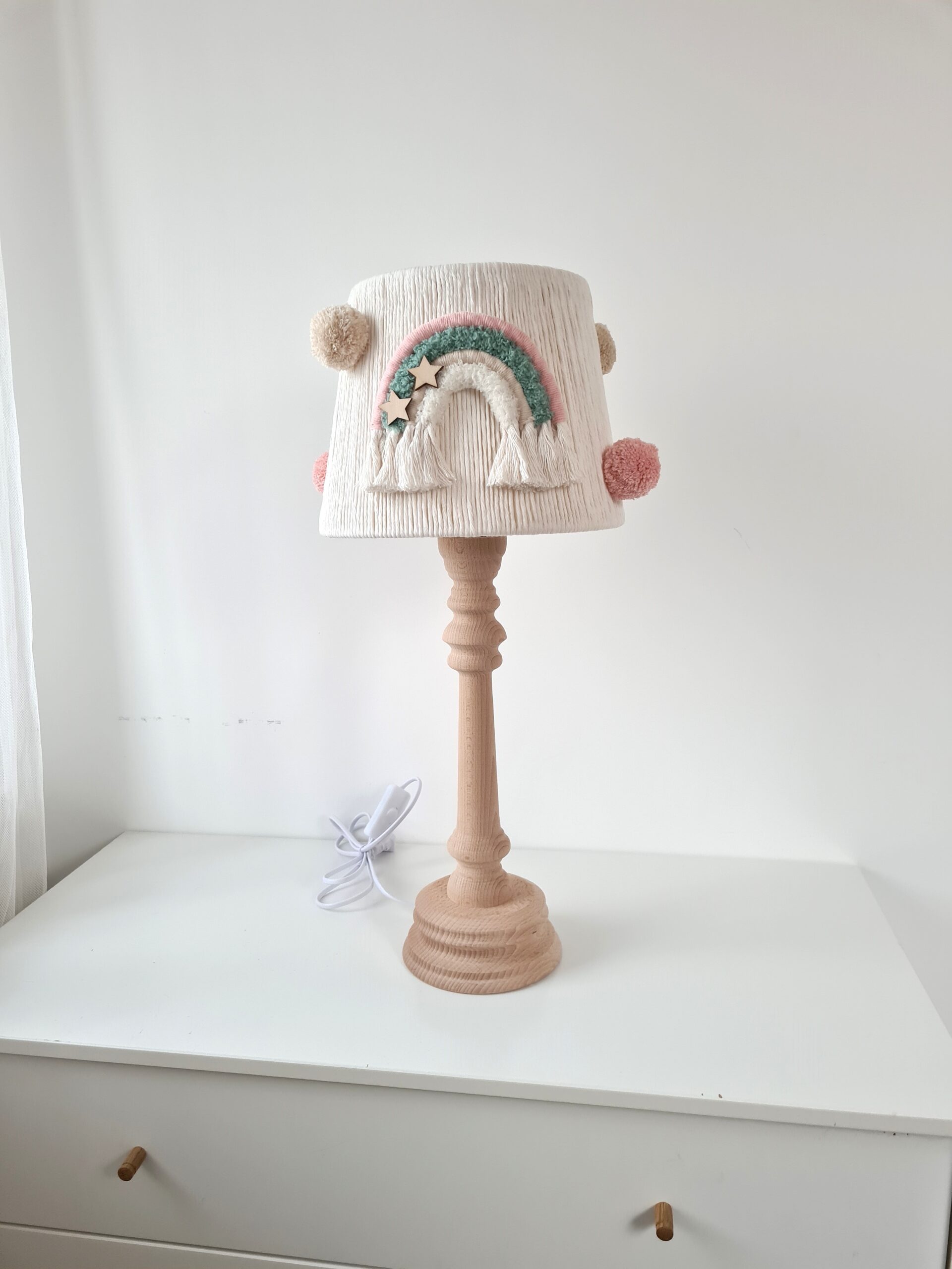 Lampka nocna Zimowe Tęcze - światło pełne spokoju - obrazek 2