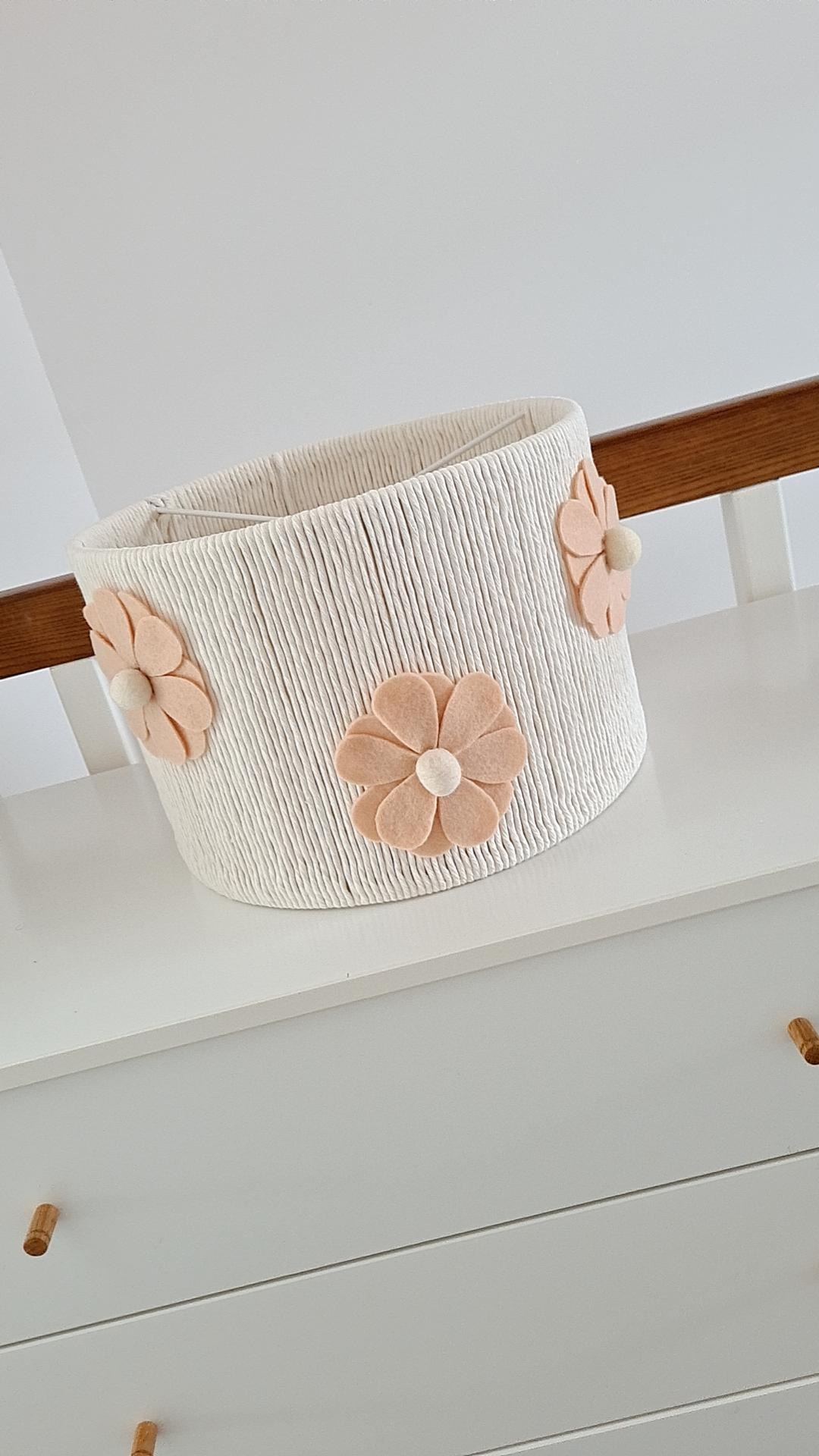 Lampa wisząca handmade do Pokoju Dziecka - Kwiaty Brzoskwinia - obrazek 8