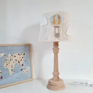 Lampa nocna Balony i Chmurki – boho handmade Polska