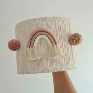 Kinkiet Tęcza Boho – Lampa ścienna do pokoju dziewczynki