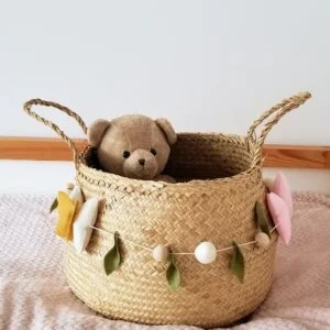 Girlanda Motylki i liście – Naturalna ozdoba Boho | Handmade